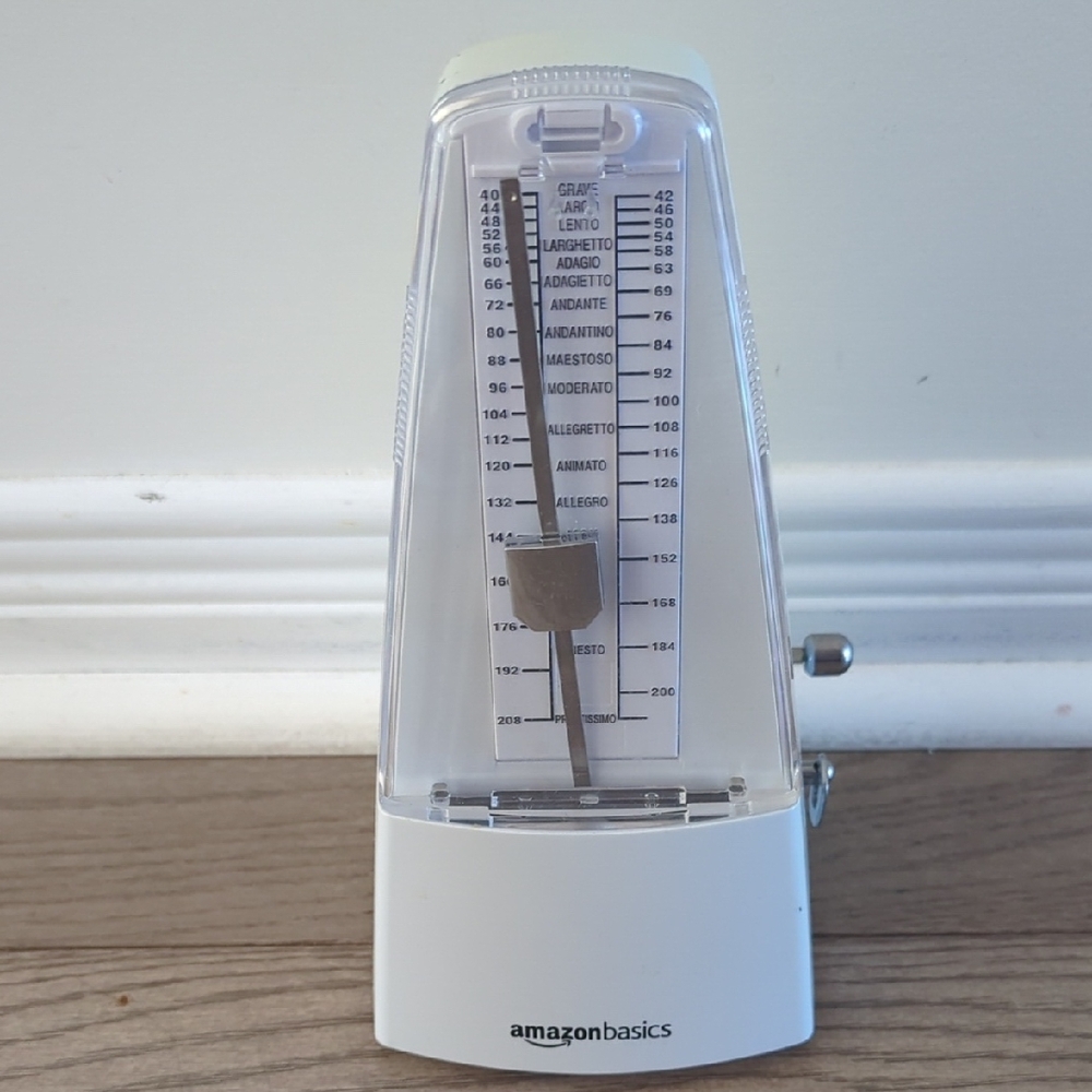Amazon Basics White Metronome